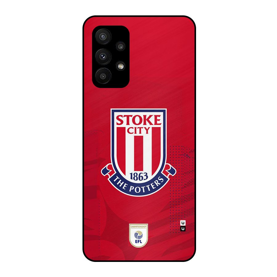 Stoke City Metal Back Case for Galaxy A23