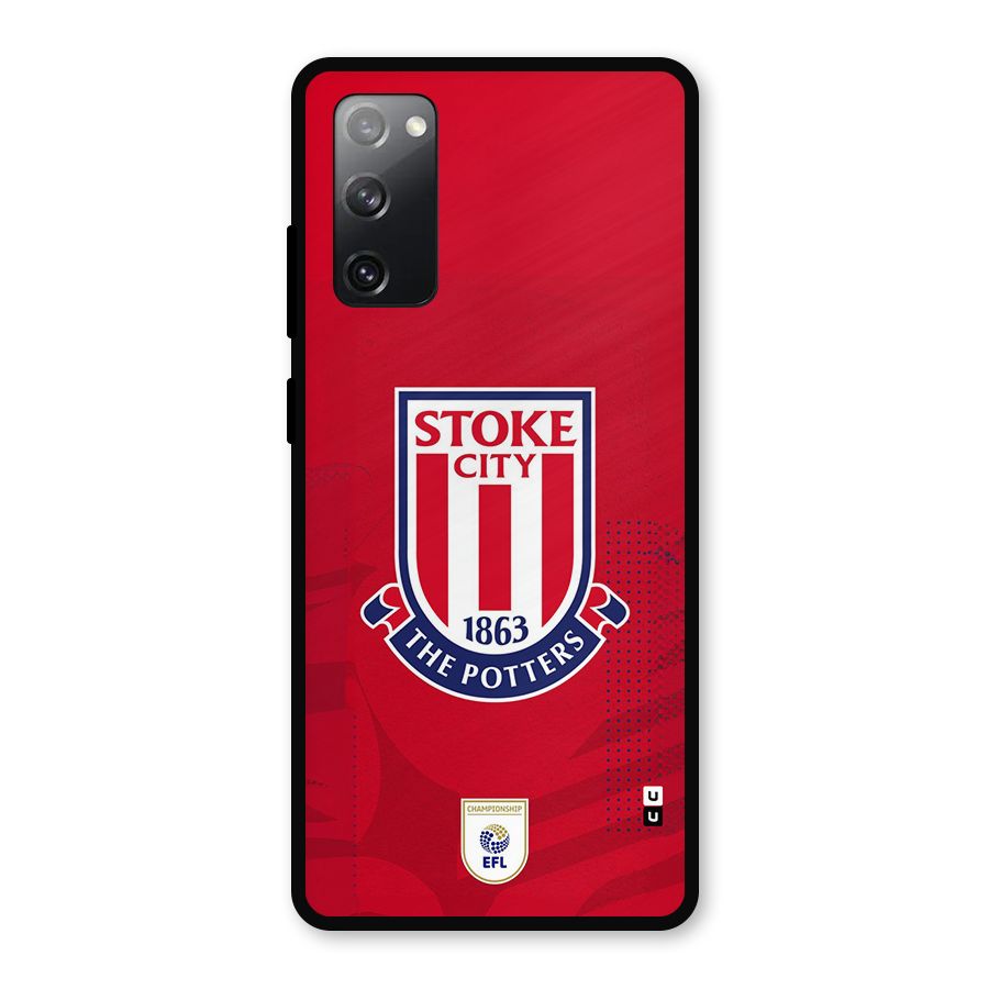 Stoke City Metal Back Case for Galaxy S20 FE