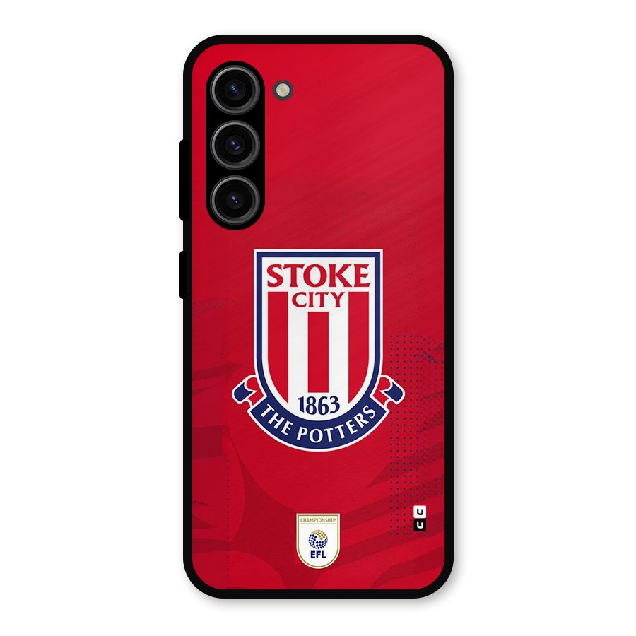 Stoke City Metal Back Case for Galaxy S23