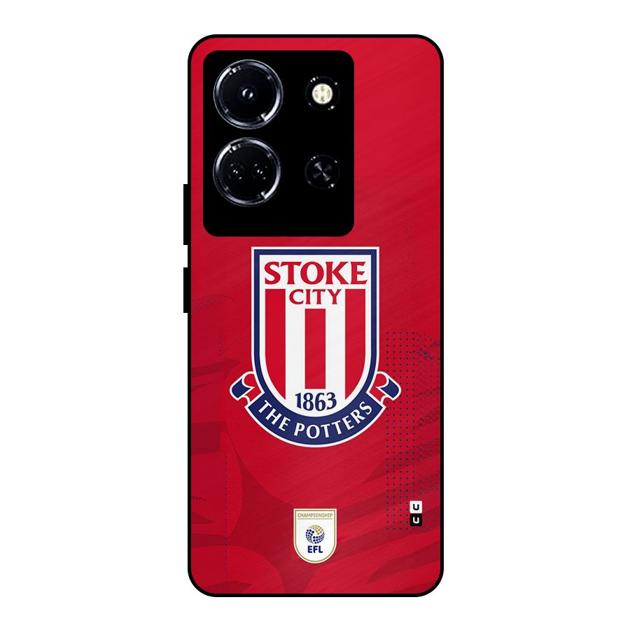 Stoke City Metal Back Case for Infinix Note 30 5G