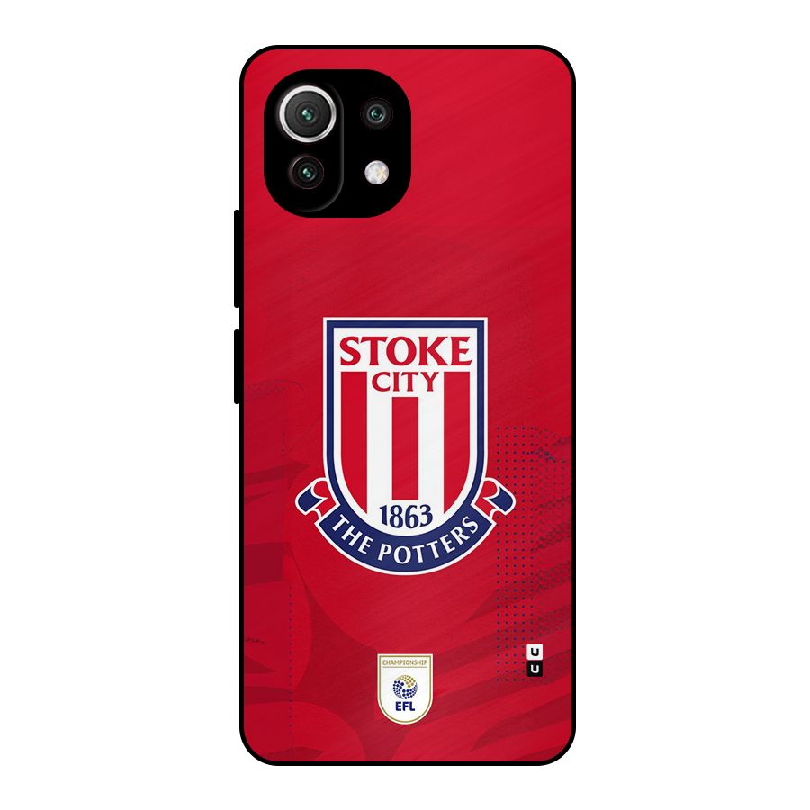 Stoke City Metal Back Case for Mi 11 Lite