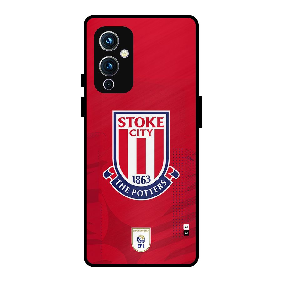 Stoke City Metal Back Case for OnePlus 9