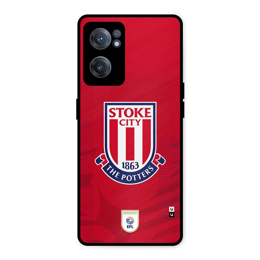 Stoke City Metal Back Case for OnePlus Nord CE 2 5G
