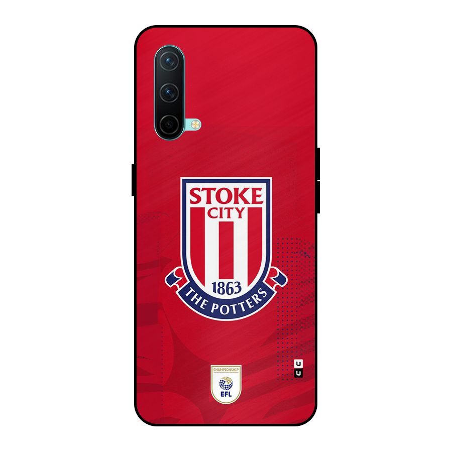 Stoke City Metal Back Case for OnePlus Nord CE 5G