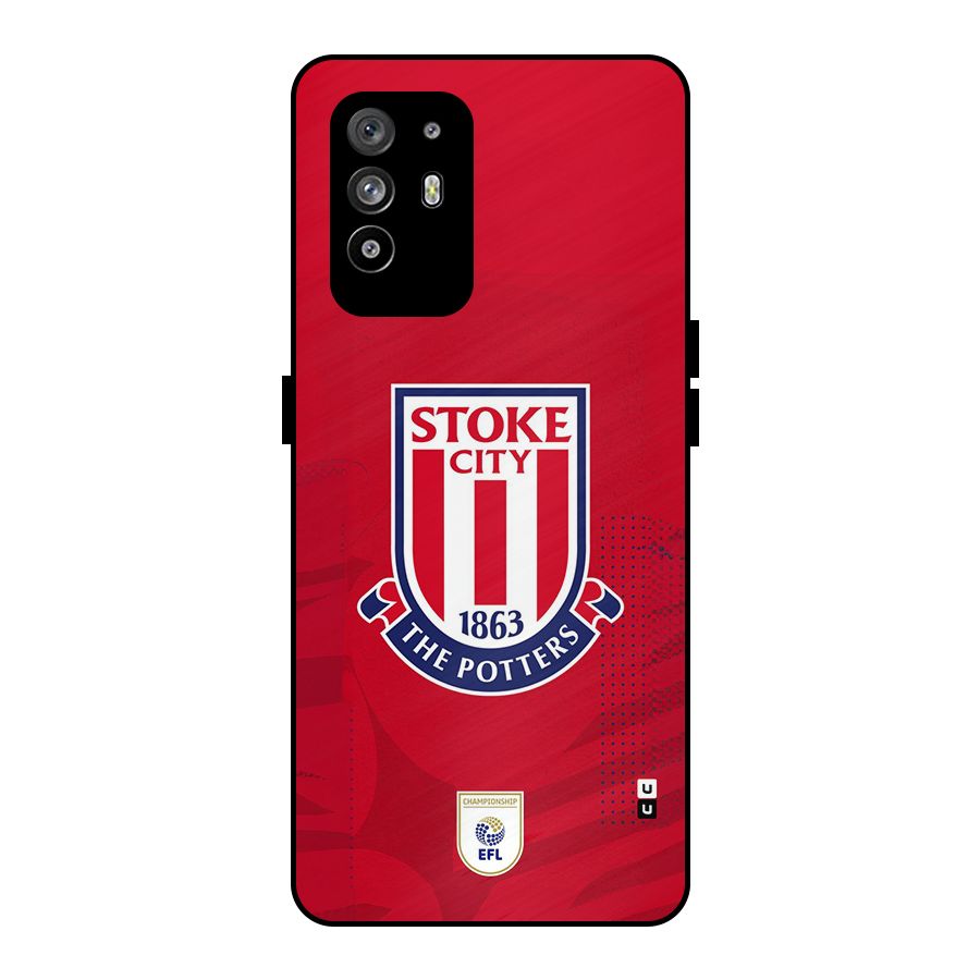 Stoke City Metal Back Case for Oppo F19 Pro Plus 5G