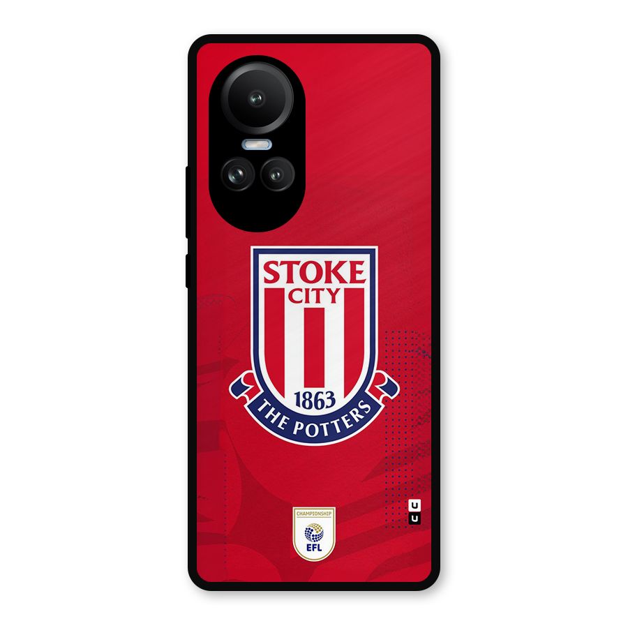 Stoke City Metal Back Case for Oppo Reno10 Pro