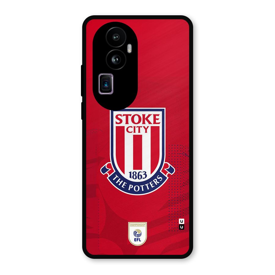 Stoke City Metal Back Case for Oppo Reno10 Pro Plus