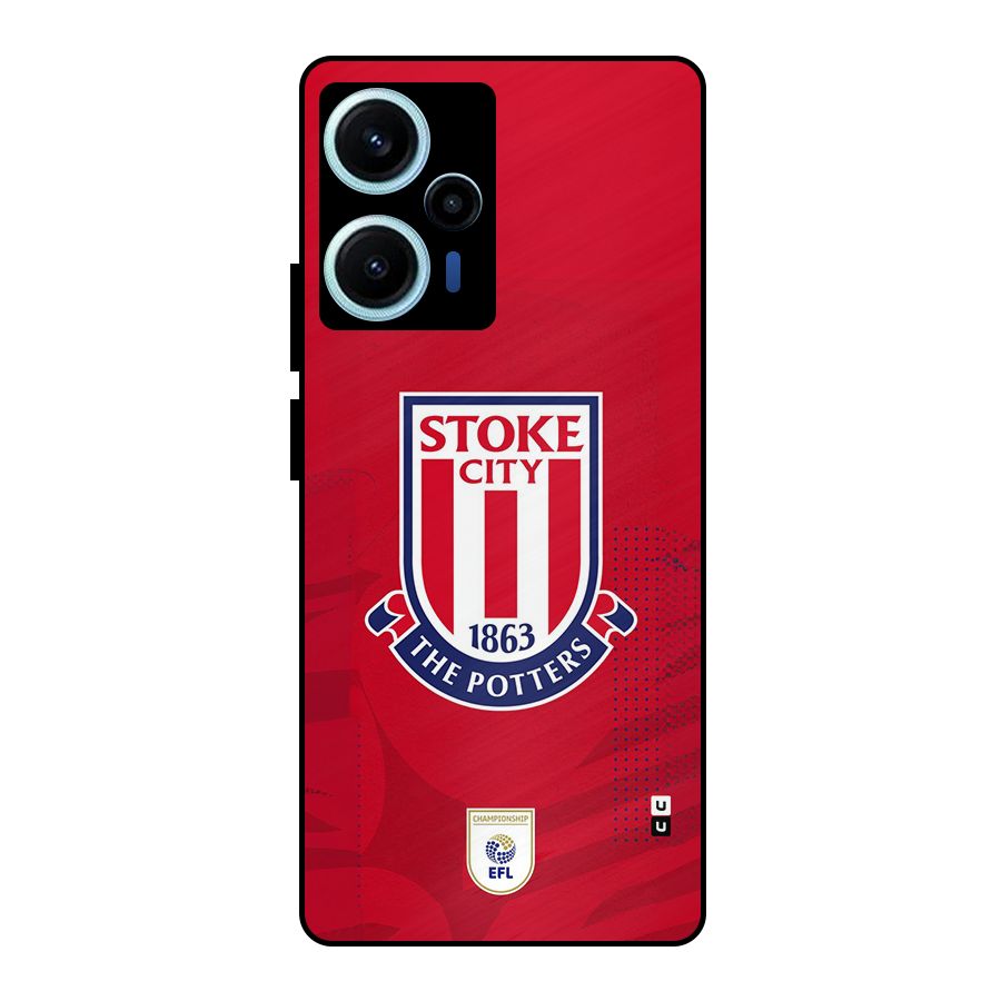 Stoke City Metal Back Case for Poco F5