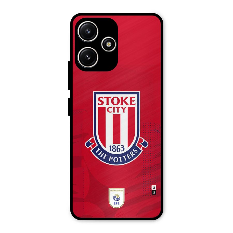 Stoke City Metal Back Case for Poco M6 Pro