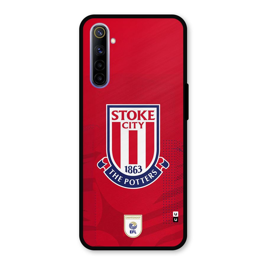 Stoke City Metal Back Case for Realme 6