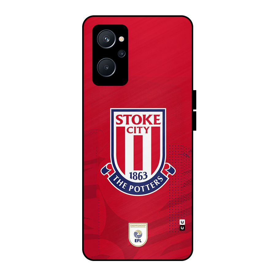 Stoke City Metal Back Case for Realme 9i 5G