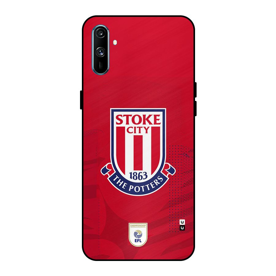 Stoke City Metal Back Case for Realme C3