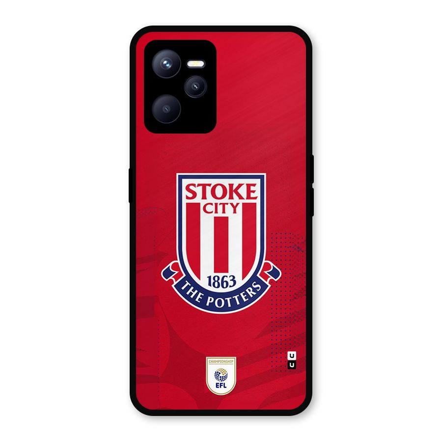Stoke City Metal Back Case for Realme C35