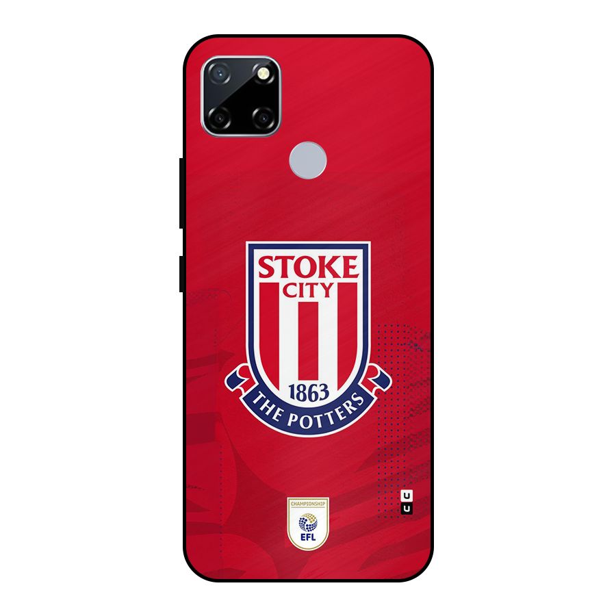 Stoke City Metal Back Case for Realme Narzo 30A