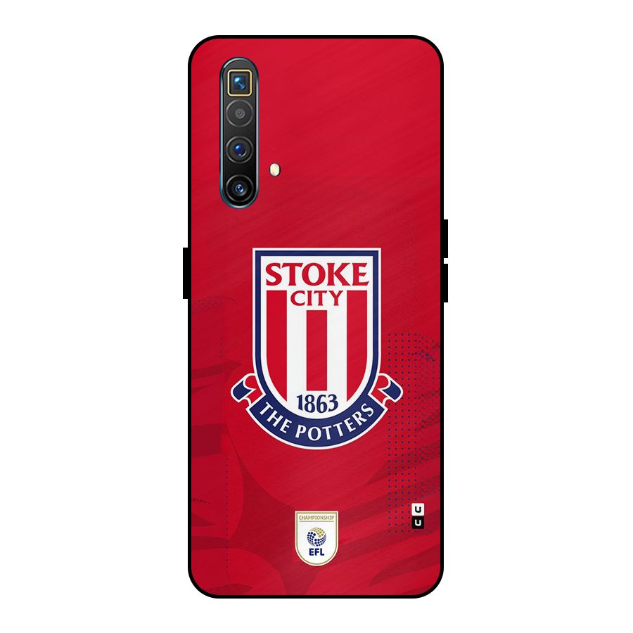 Stoke City Metal Back Case for Realme X3
