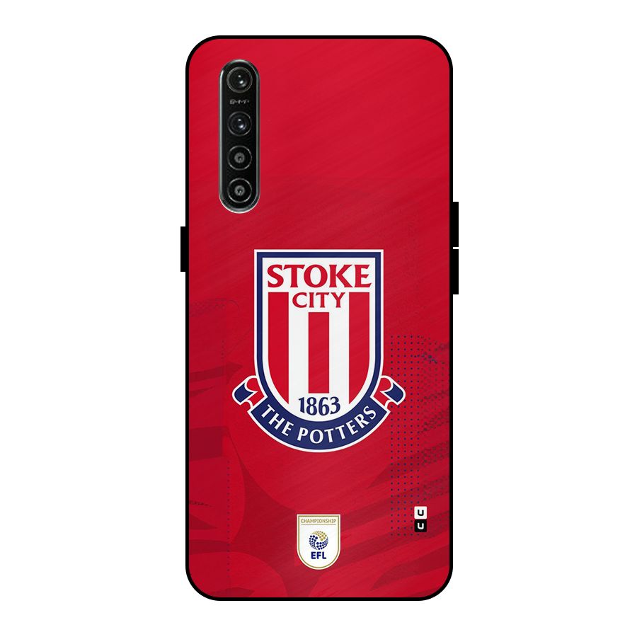 Stoke City Metal Back Case for Realme XT