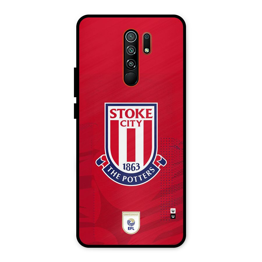 Stoke City Metal Back Case for Redmi 9 Prime