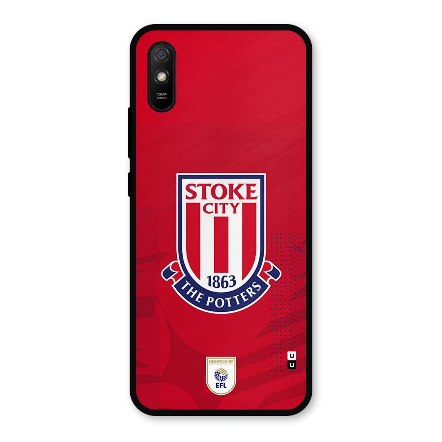 Stoke City Metal Back Case for Redmi 9i