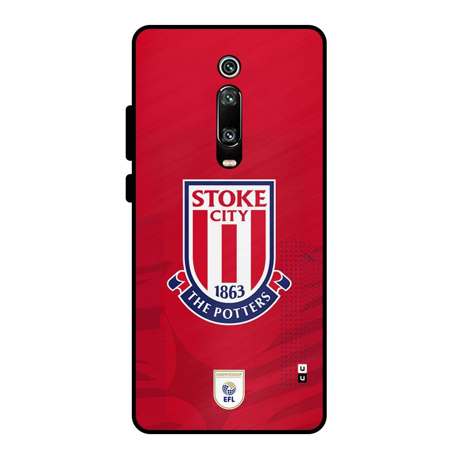 Stoke City Metal Back Case for Redmi K20