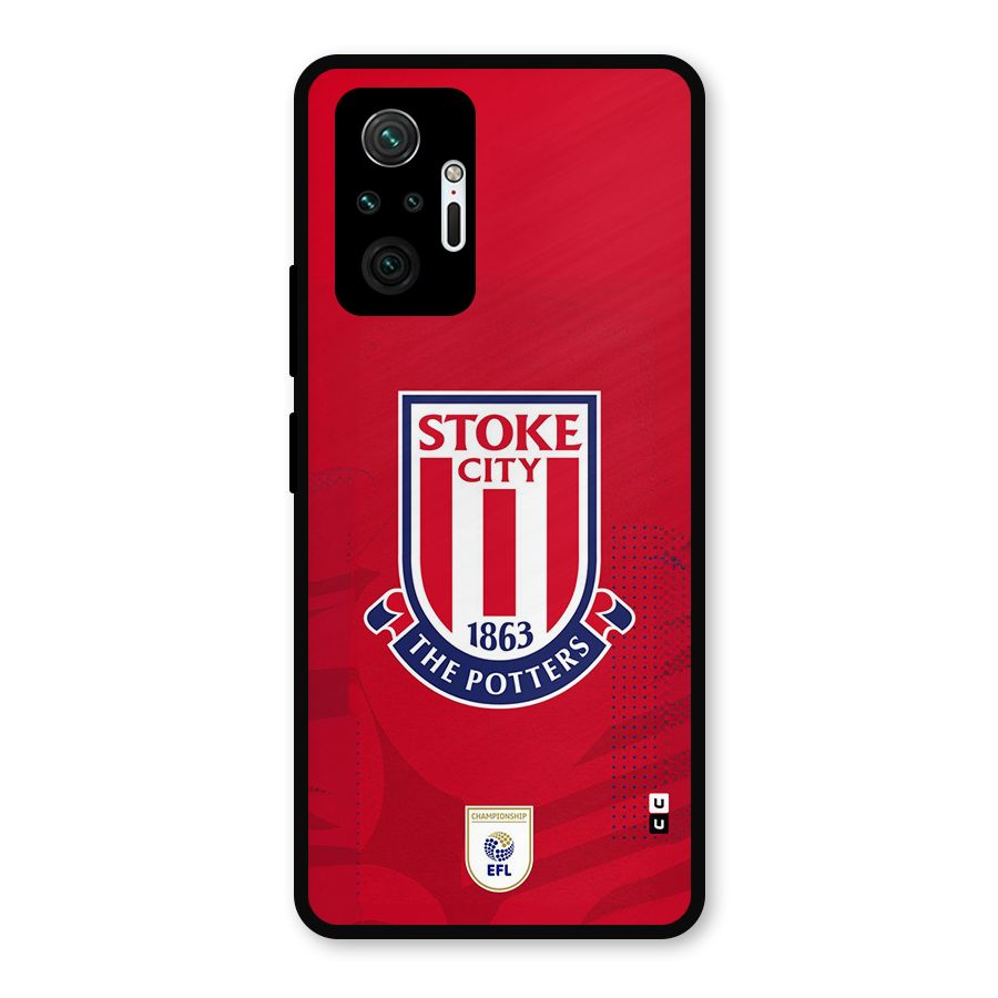 Stoke City Metal Back Case for Redmi Note 10 Pro Max
