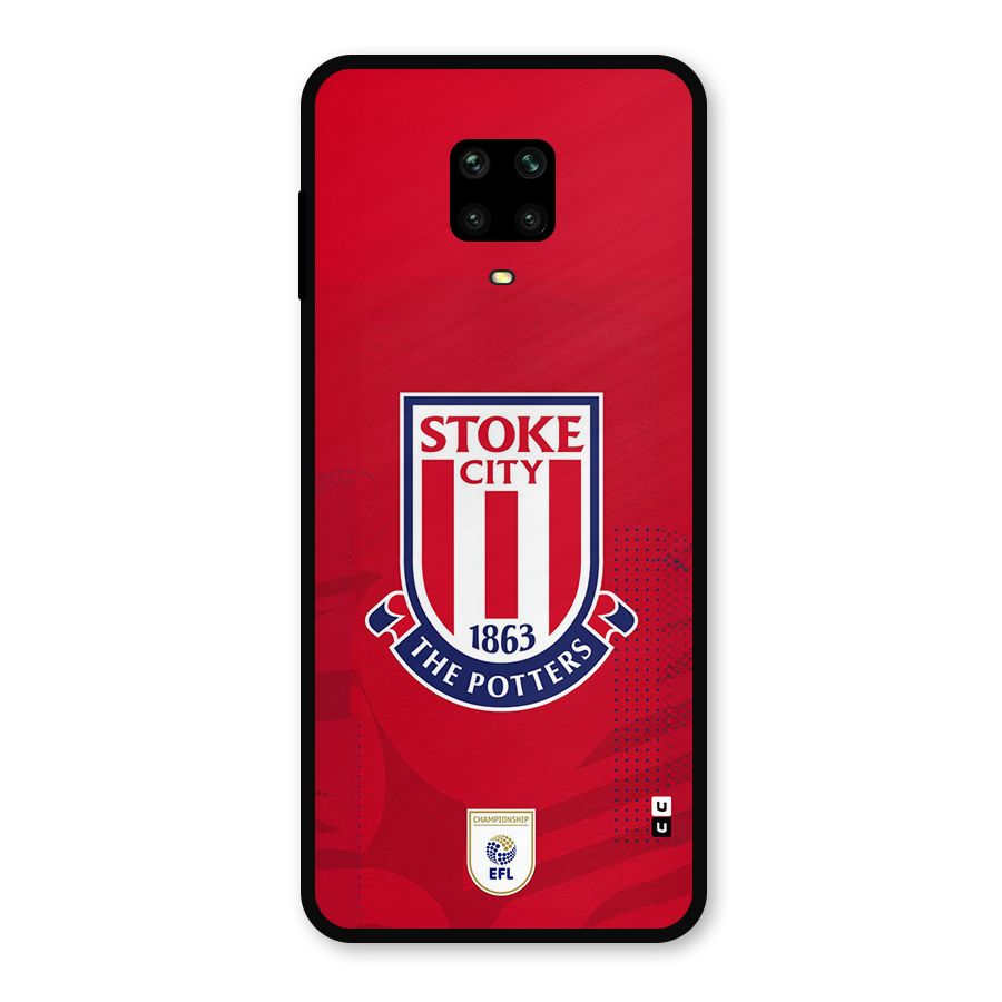 Stoke City Metal Back Case for Redmi Note 9 Pro Max