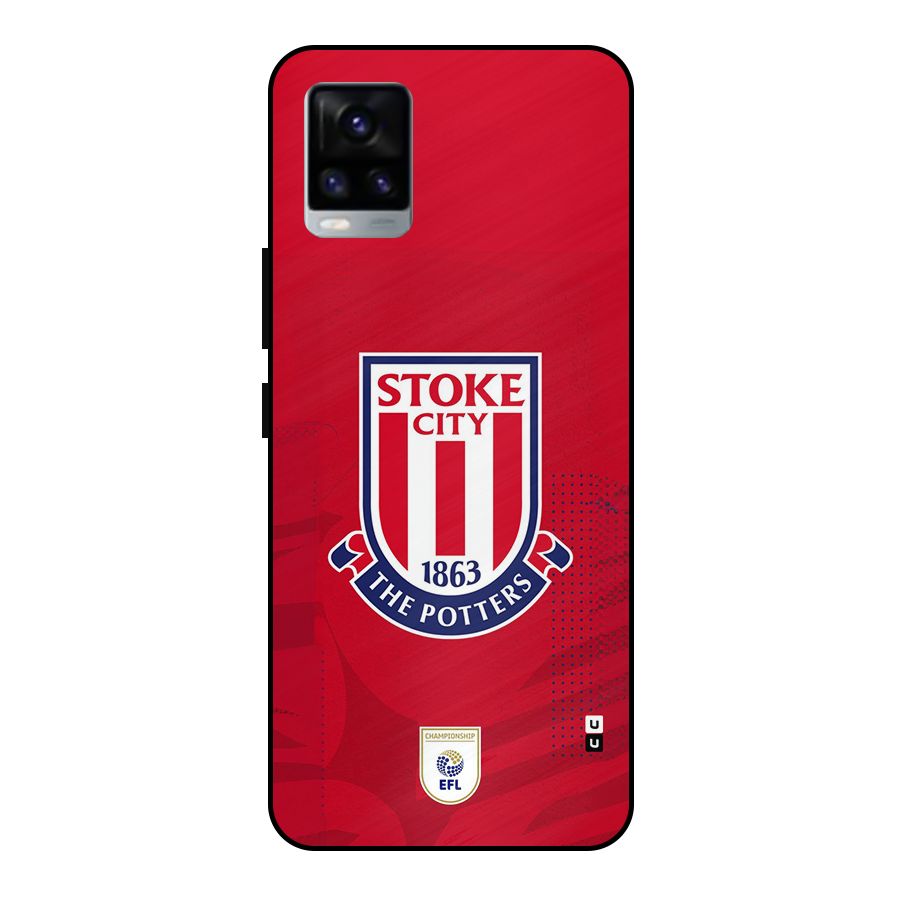 Stoke City Metal Back Case for Vivo V20 2021