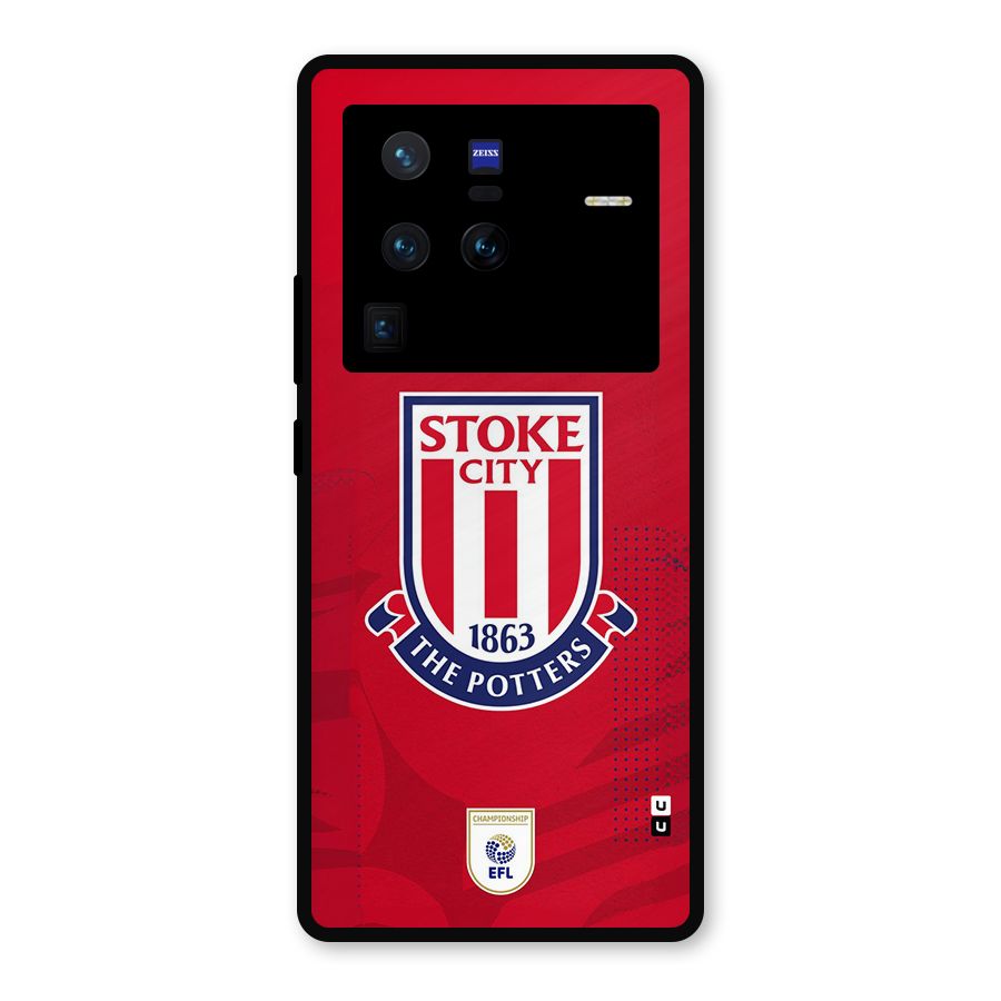 Stoke City Metal Back Case for Vivo X80 Pro