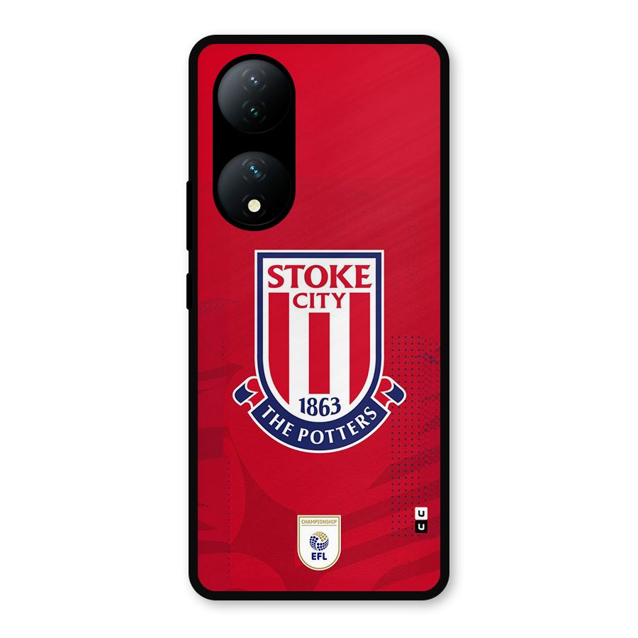 Stoke City Metal Back Case for Vivo Y100a