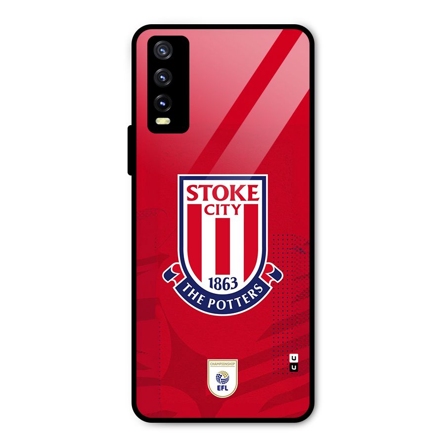 Stoke City Metal Back Case for Vivo Y20g
