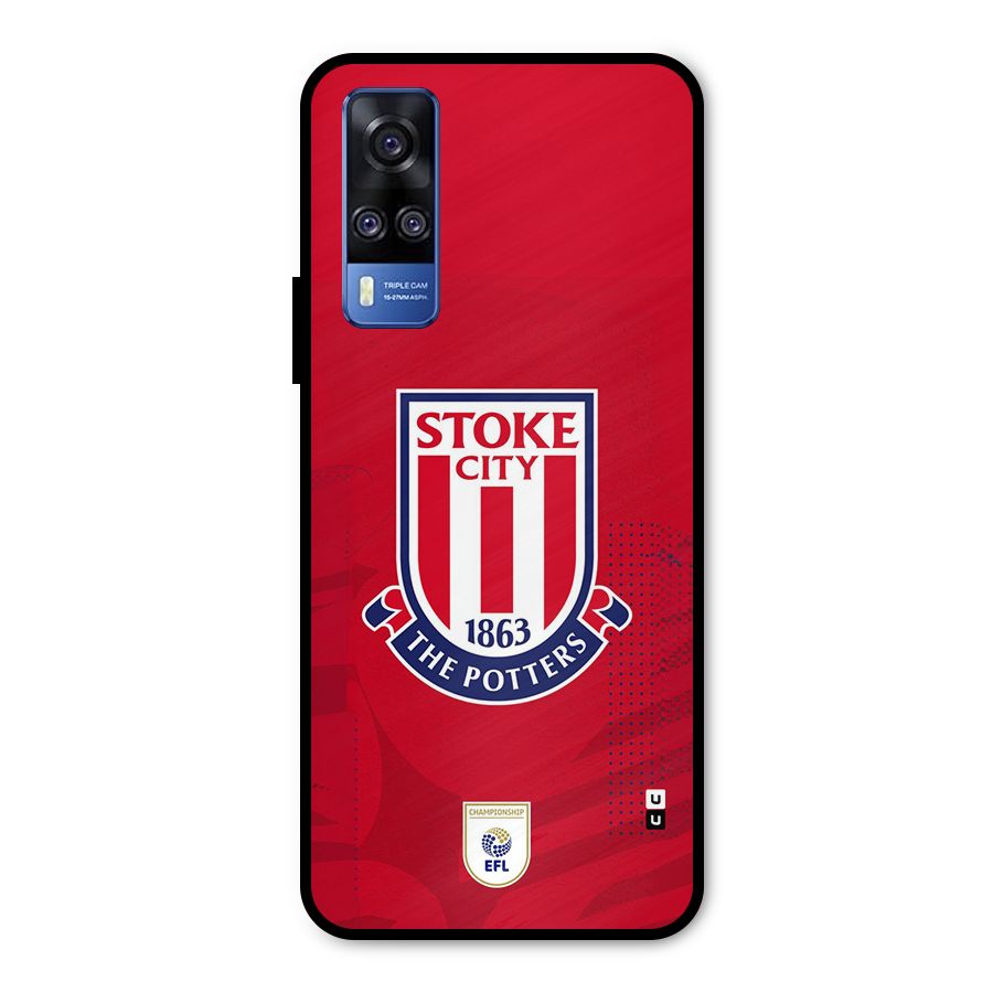 Stoke City Metal Back Case for Vivo Y31