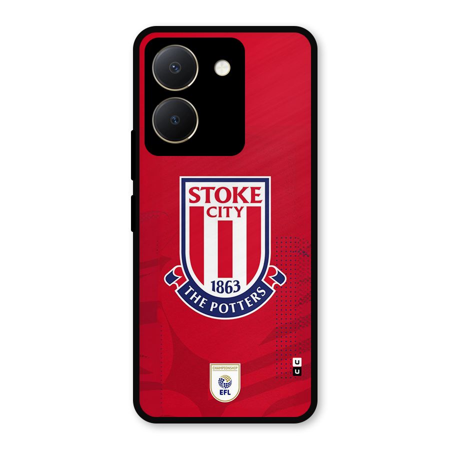 Stoke City Metal Back Case for Vivo Y36