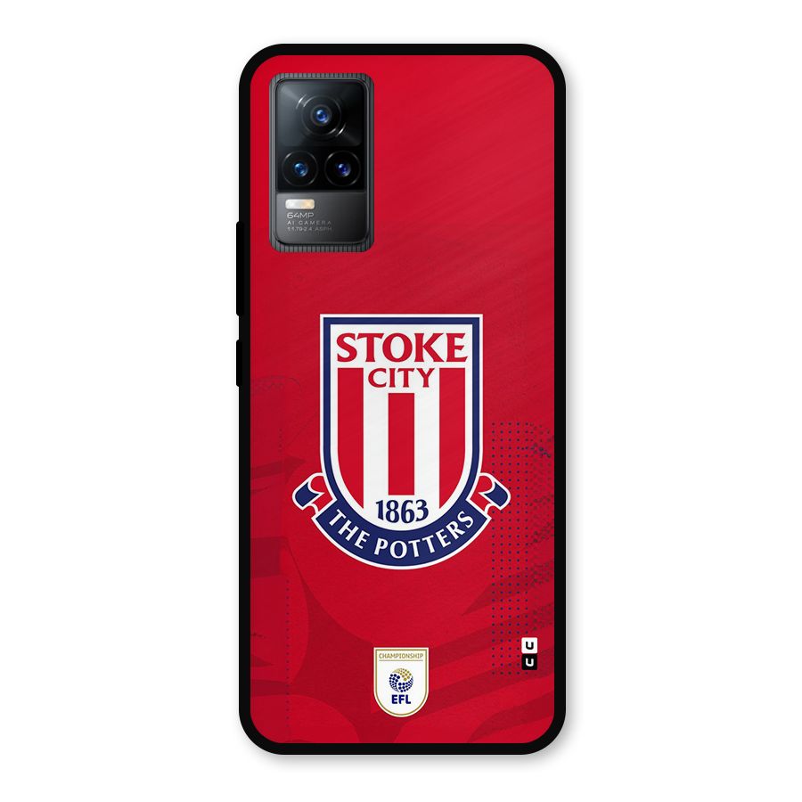 Stoke City Metal Back Case for Vivo Y73