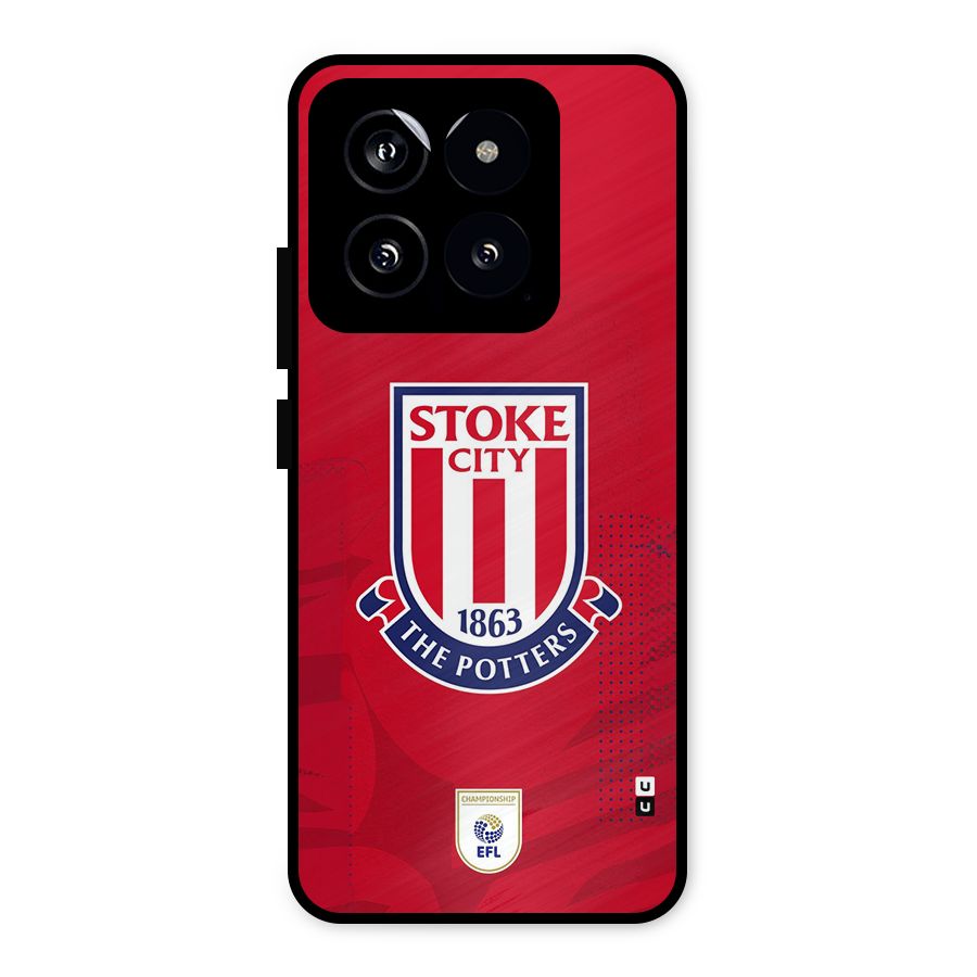 Stoke City Metal Back Case for Xiaomi 14