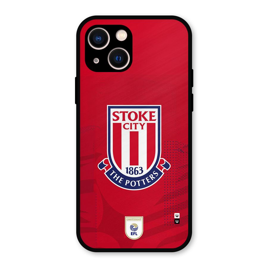 Stoke City Metal Back Case for iPhone 13