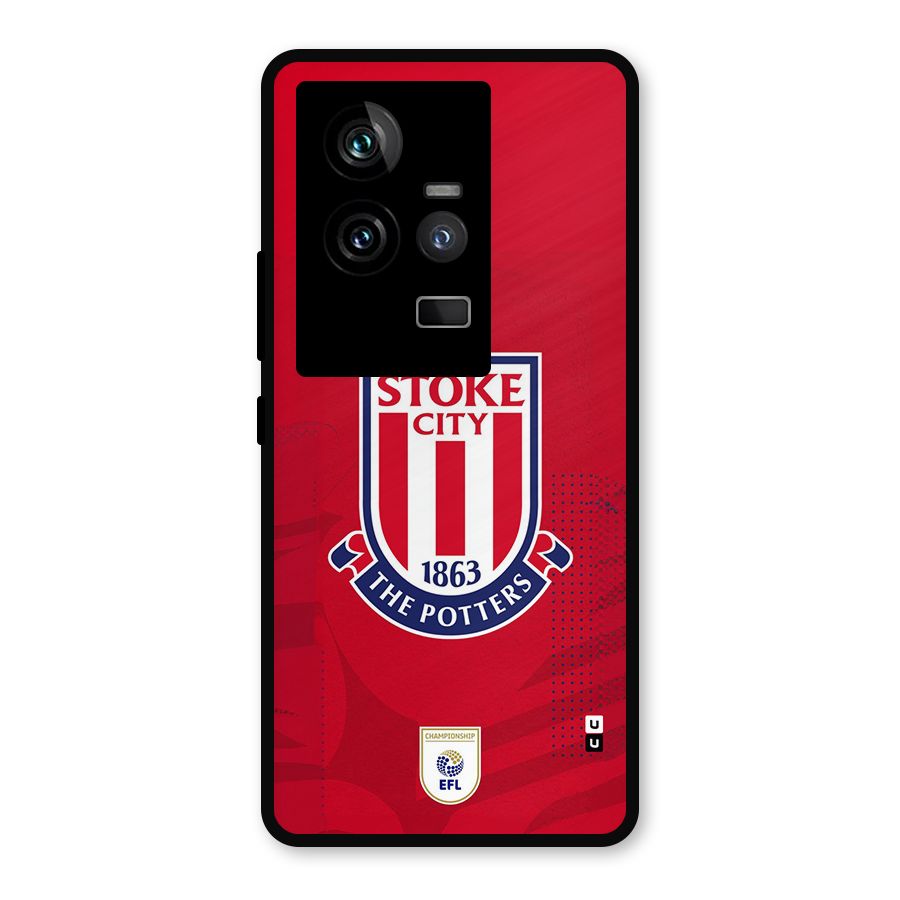 Stoke City Metal Back Case for iQOO 11 5G