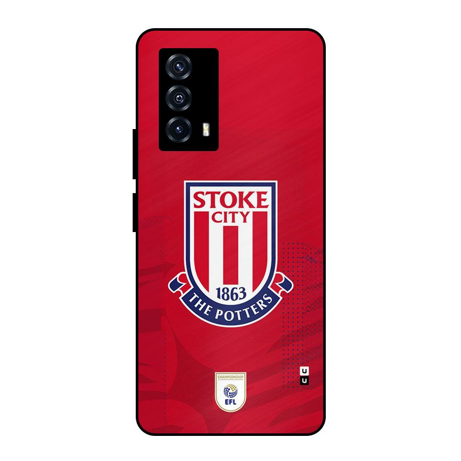 Stoke City Metal Back Case for iQOO Z5