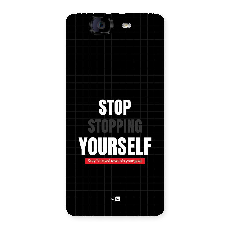 Stop Stopping Yourself Back Case for Canvas Knight A350