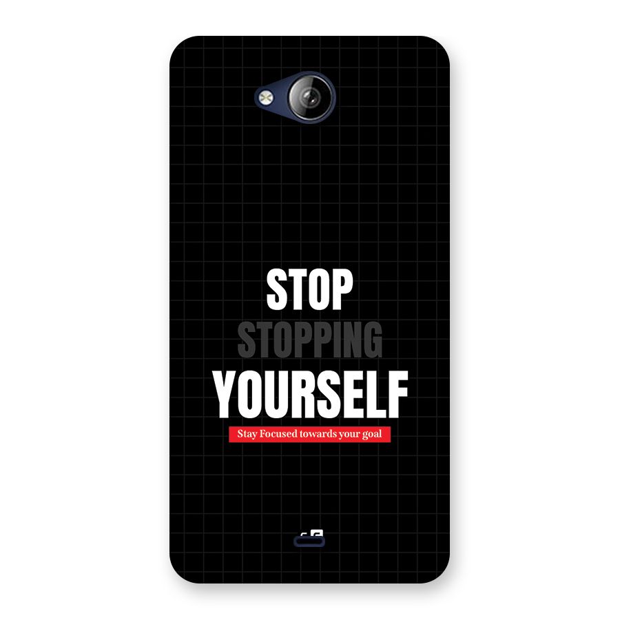 Stop Stopping Yourself Back Case for Canvas Play Q355