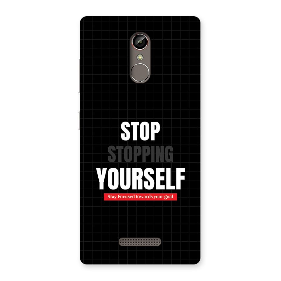 Stop Stopping Yourself Back Case for Gionee S6s