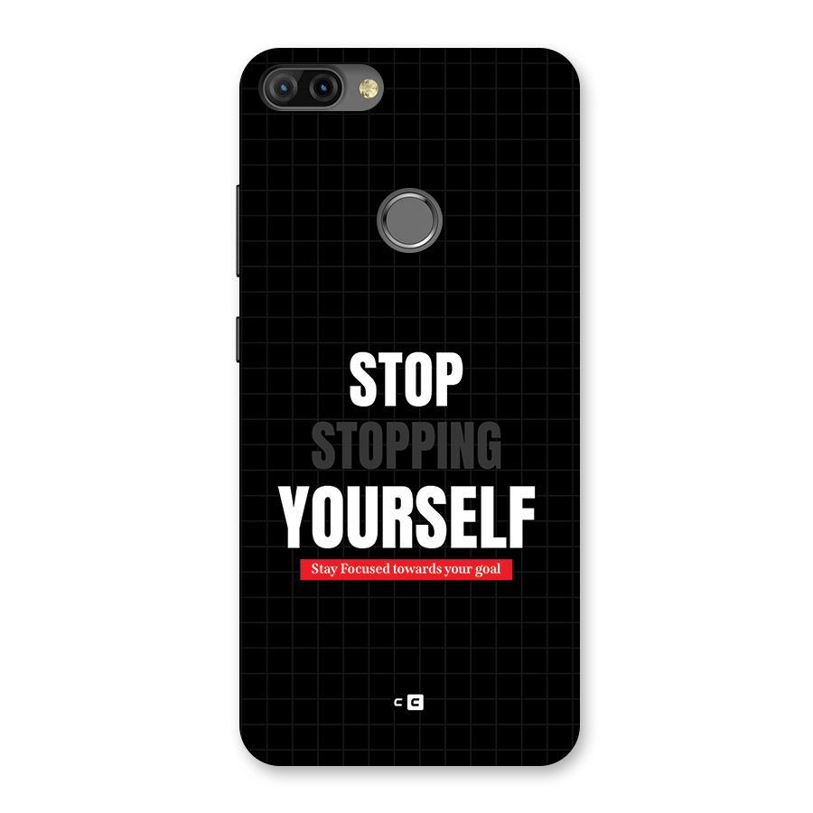 Stop Stopping Yourself Back Case for Infinix Hot 6 Pro