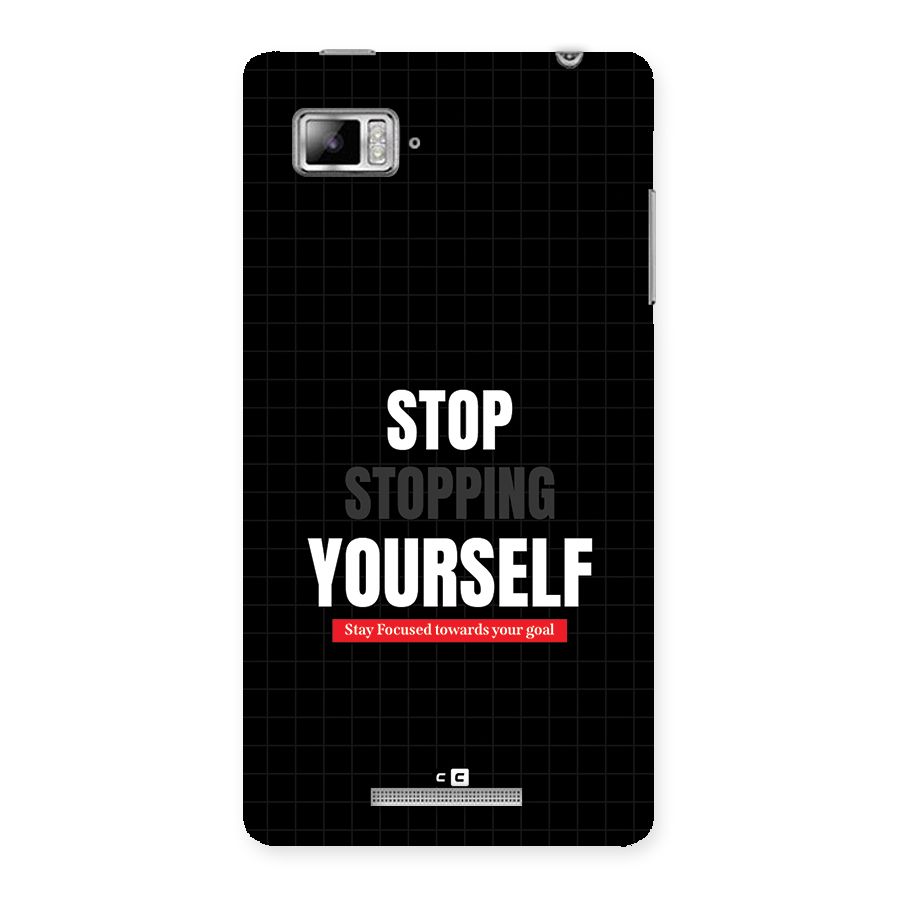 Stop Stopping Yourself Back Case for Lenovo Vibe Z K910