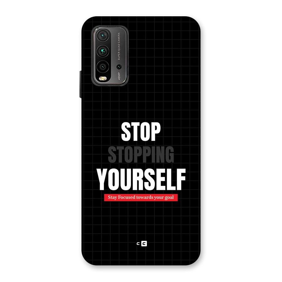 Stop Stopping Yourself Back Case for Redmi 9 Power