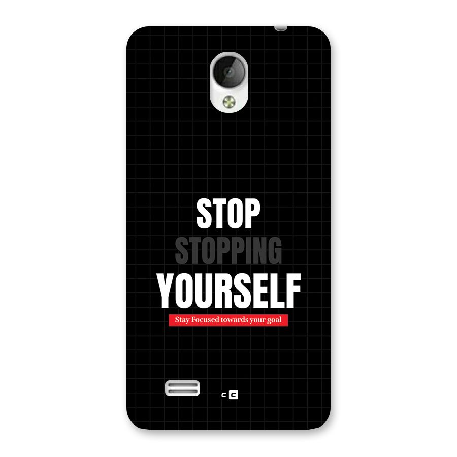 Stop Stopping Yourself Back Case for Vivo Y21