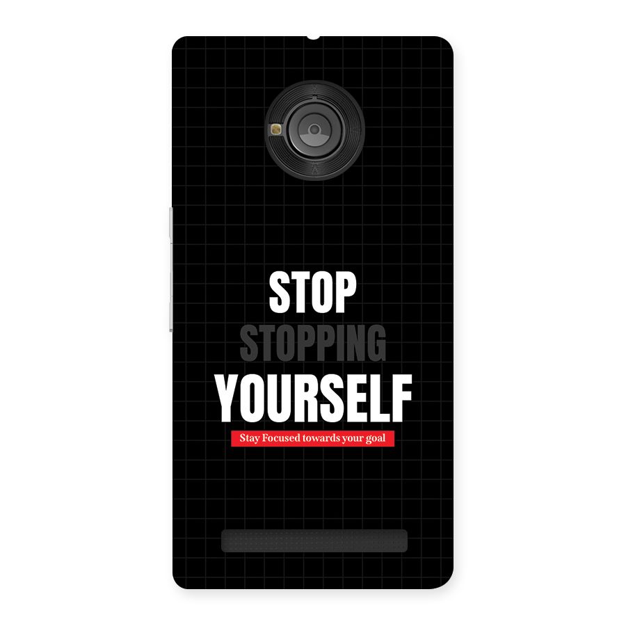 Stop Stopping Yourself Back Case for Yuphoria
