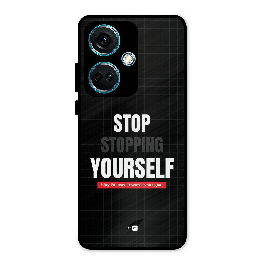 Stop Stopping Yourself Metal Back Case for OnePlus Nord CE 3 5G
