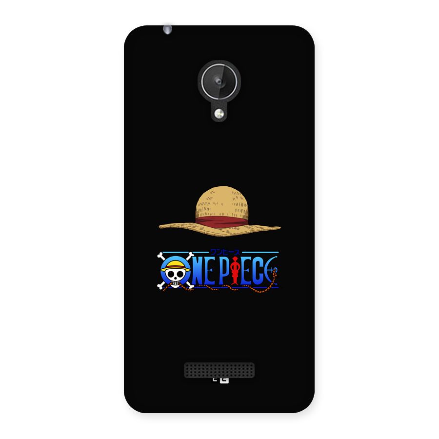 Straw Hat Back Case for Canvas Spark Q380