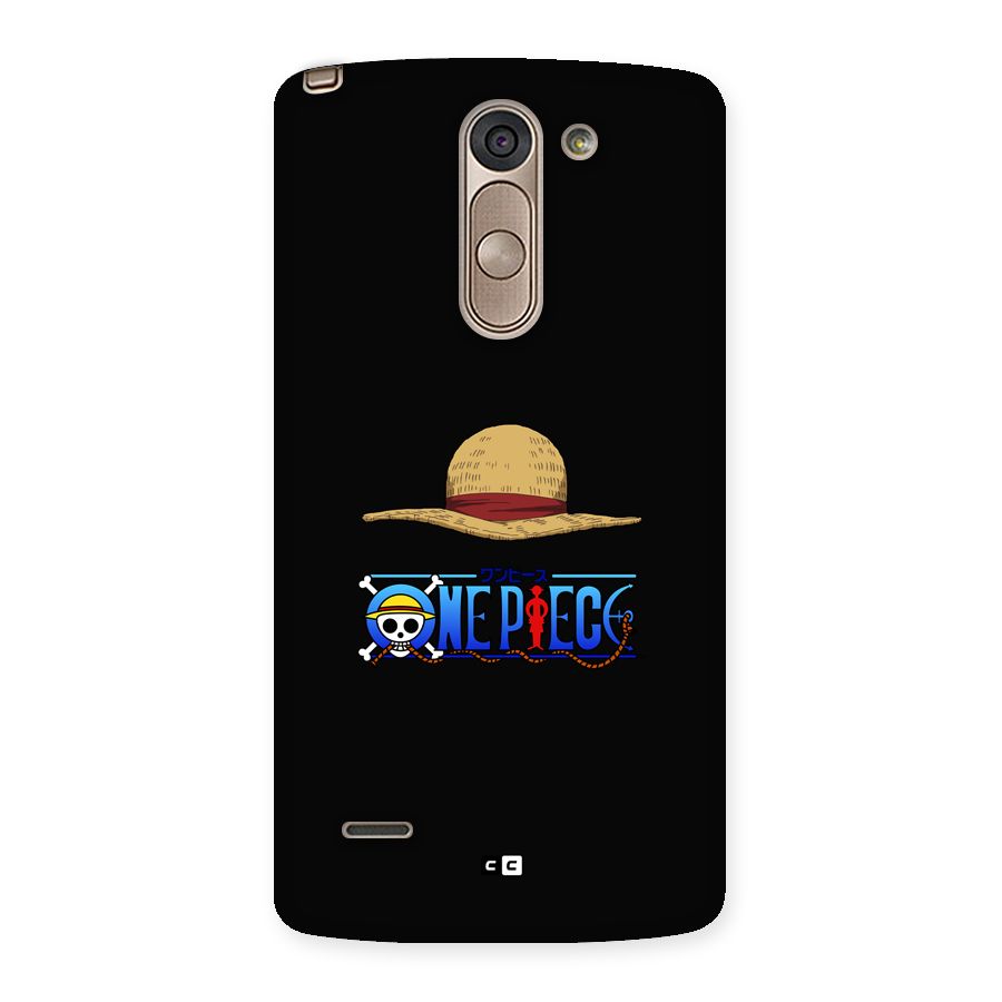 Straw Hat Back Case for LG G3 Stylus
