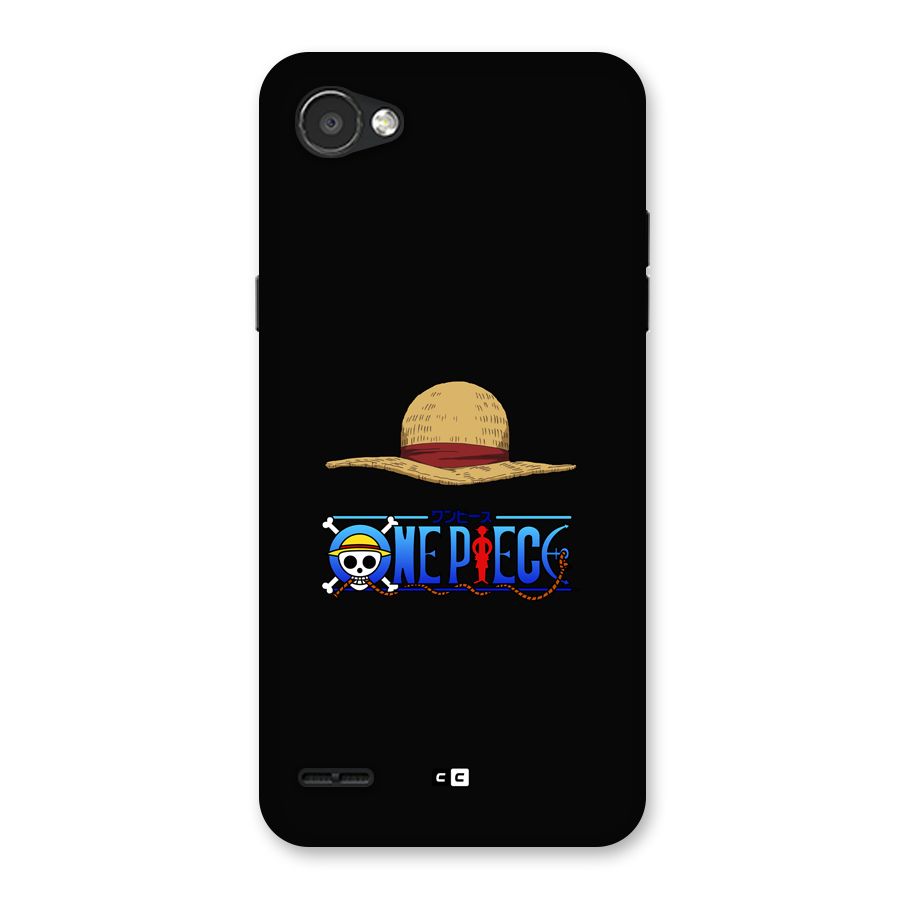 Straw Hat Back Case for LG Q6