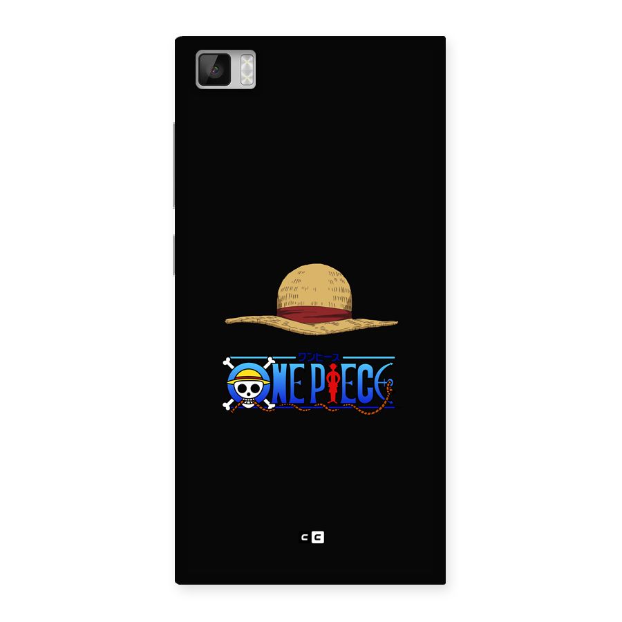 Straw Hat Back Case for Mi3