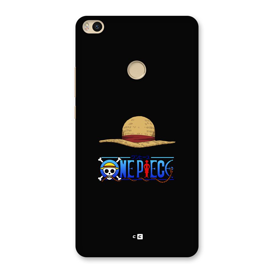 Straw Hat Back Case for Mi Max 2